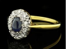 Product PT9 Vintage Sapphire Ring.