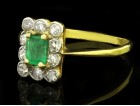 Product PT7 Vintage Emerald Ring.